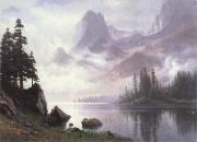 Albert Bierstadt Mountain of the Mist France oil painting artist
